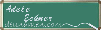 Adele Eckner Visitenkarte